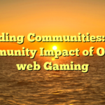 Building Communities: The Community Impact of On the web Gaming