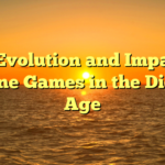 The Evolution and Impact of Online Games in the Digital Age